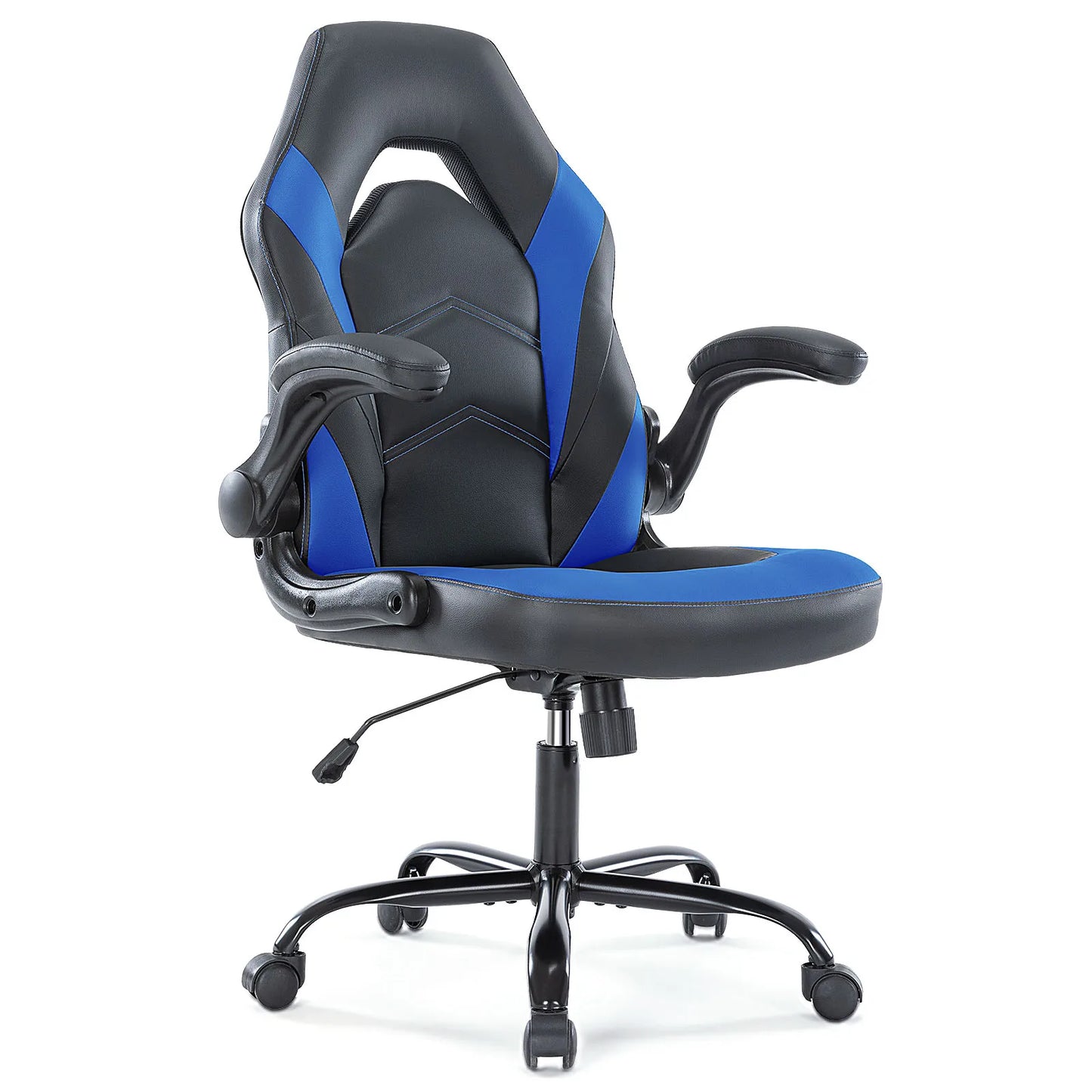 JHK Ergonomic Office Chair With Adjustable PU Leather Armrests