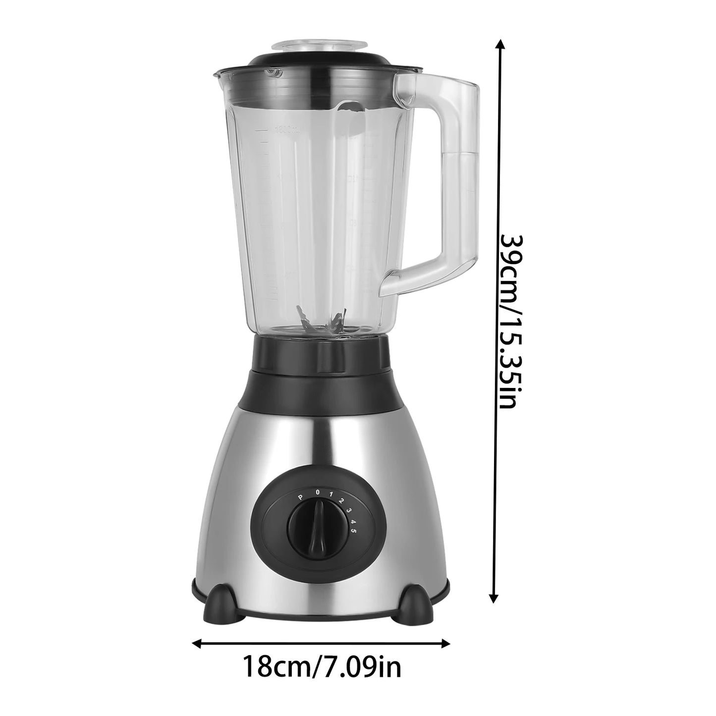 Bymaocar CountertopUnit 800W Multifunctional Kitchen Food Processor With Dual Blades