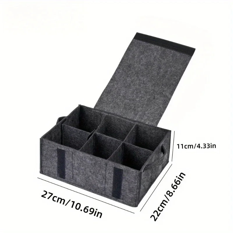 Quintuple Layered Felt Dish Plate Cup ComprehensiveStorage Rack CampingOutdoors Organization