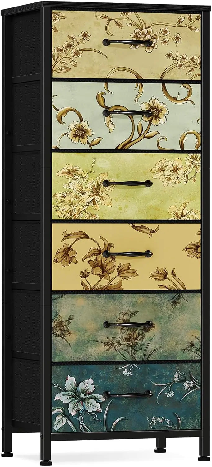 Vertical Dresser Tower With Fabric Drawers For Bedroom And Dorm